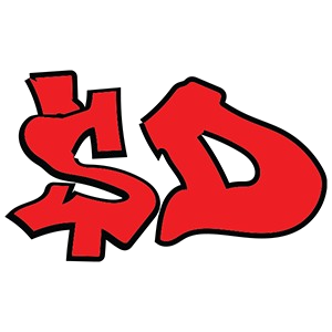 graffiti style sticker SD